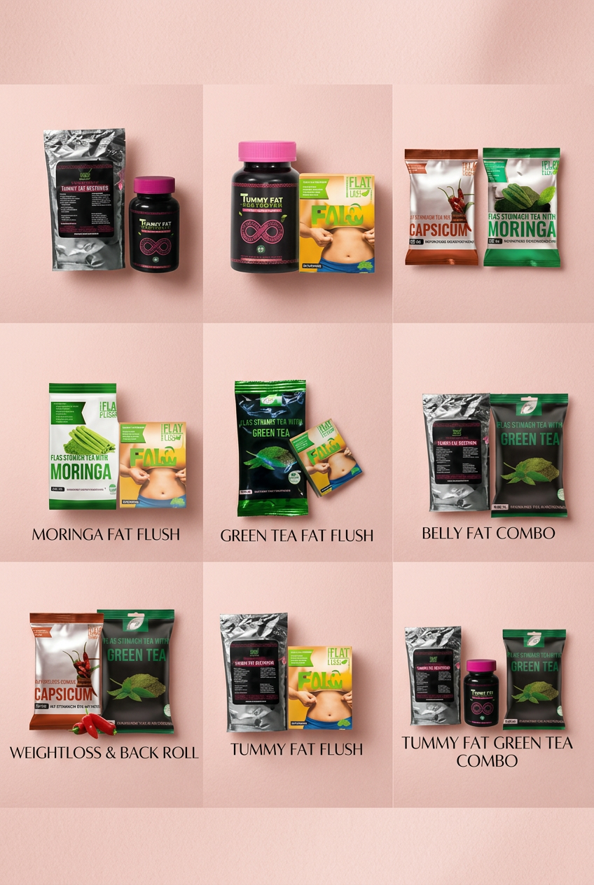 Combo list of Mama's tea products with prices